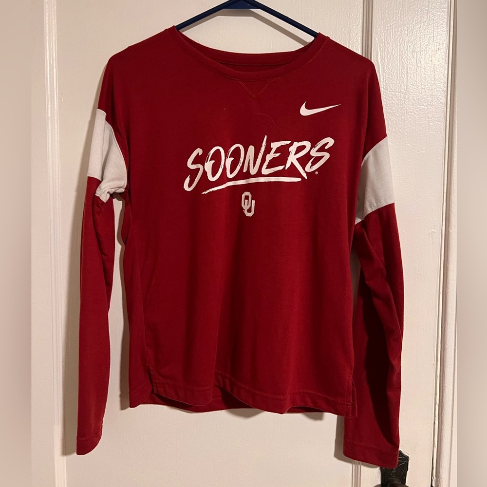 Nike dri-fit OU Sooners long sleeve T-shirt